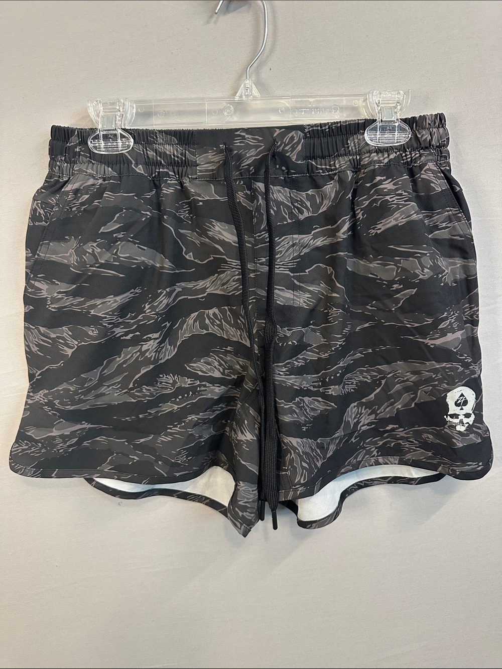 Zero Foxtrot Men's Athletic Shorts Gray Camo